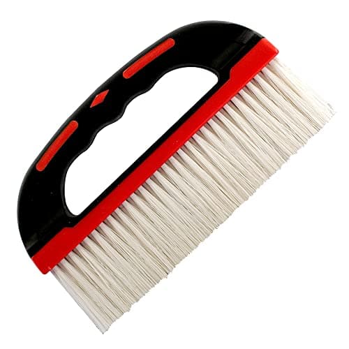 Image of DEKTON DT95899 Wallpaper Brush,RED,9"Strong Handle,Soft Grip,Ideal for Smoothing Out Creases & Bubbles in Wallpaper, Red/Black