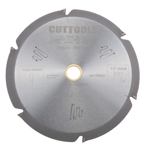 Image of PCD BLADE/CEMENT FIBRE BOARD / 160MM x 20mm Circular Saw Blade (as Festool blade forTS55 saw)