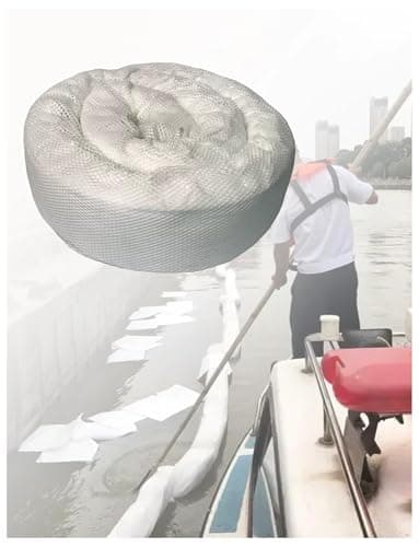 Image of Oil Containment Barrier Heavy Industry Oil Absorbing Socks for Rivers and Waterways Port Facilities(20 x 800 cm)