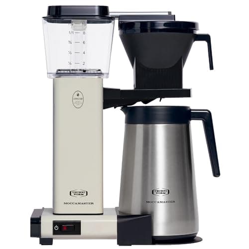Image of Moccamaster KBGT, Coffee Machine, Filter Coffee Machine, Thermal jug, Off-White, 1.25 Liters