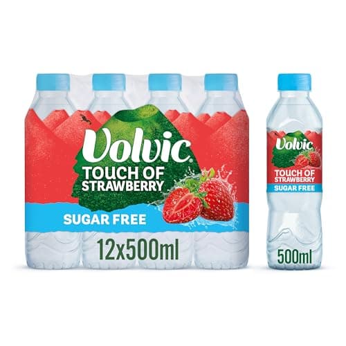 Image of Volvic Touch of Fruit Strawberry Sugar Free Still Flavoured Water Multipack 12 x 500ml