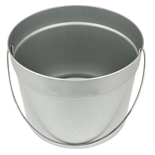 Image of Coral 73711 Endurance Galvanised Metal Paint Kettle Container with Metal Handle for Paints and Paste 2.5 Litre