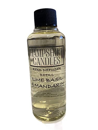 Image of Lime Basil and Mandarin Reed Diffuser Refill | Highly Scented | Cruelty & Vegan Free (Refill 100ml)
