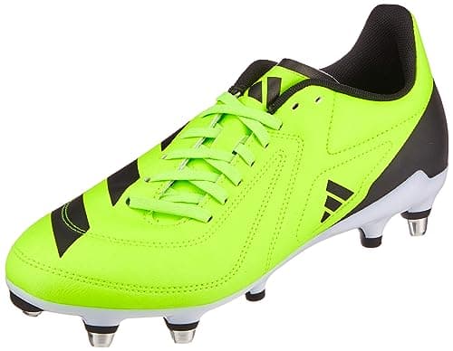 Image of adidas Unisex Rs-15 (Sg) Football Shoes (Soft Ground), Lucid Lemon Core Black FTWR White, 8 UK