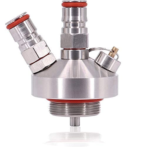 Image of POFET Keg Beer Dispenser, Merrday 304 Stainless Steel Mini Keg Beer Growler Spear Tap Dispenser for Craft Beer Growler