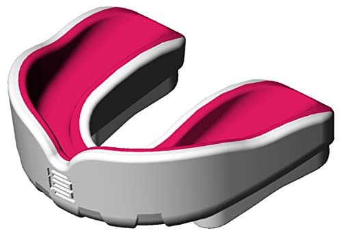 Image of Makura Ignis Mouthguard (Polar White/Electric Pink, Junior)