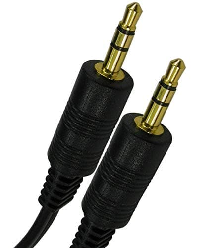 Image of World of Data 0.5m 3.5mm Male Stereo JACK TO JACK Audio Cable 0.5m Lead BLACK colour