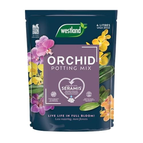 Image of Westland Orchid Potting Mix– Specially Formulated for Orchids, Well-Draining, Peat-Free, Promotes Healthy Root Growth, Ideal for Phalaenopsis, Cymbidium, and Dendrobium Orchids (4L)