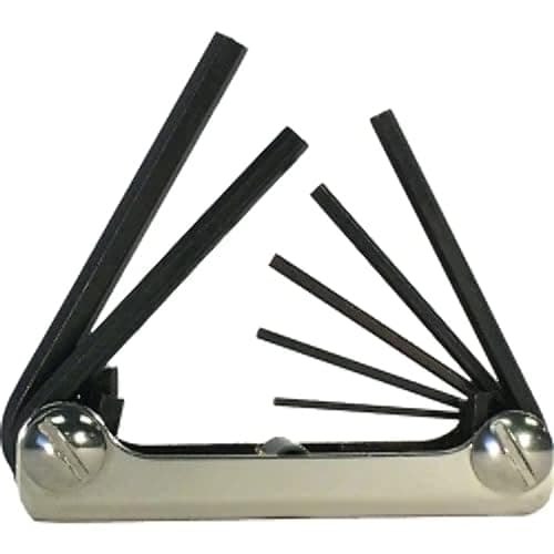 Image of Eklind Rek21172 Metric Fold Up Set 7 Hexagon Keys, Metric (2.0-8mm)