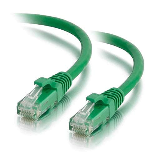 Image of C2G 83201 1M GREEN Cat5e Ethernet RJ45 High Speed Network Cable, LAN Lead Cat5e Unshielded PVC UTP Patch Cable