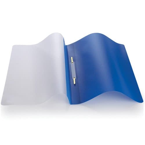 Image of Pack of 25 Clear Front Blue A4 Report Files