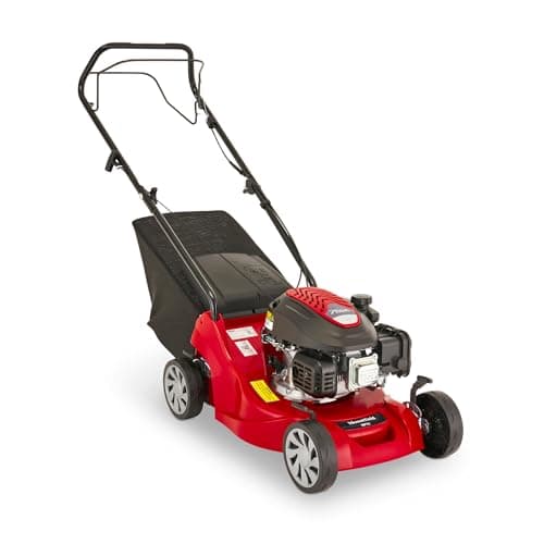 Image of Mountfield SP41 Petrol Lawn Mower, 123cc STIGA Engine, 39cm Cutting Width, Self Propelled, Polypropylene Rust-Proof Deck, 40L Grass Collector, Adjustable Height 25-70mm
