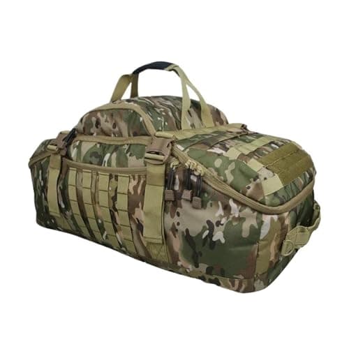 Image of PNESHGTT 30L 45L 80L Large Duffle Bag Tactical Backpack Outdoor Camping Bags Molle Men Backpacks Travel Compatible With Hiking(XL CP)