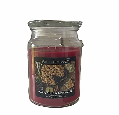 Image of Wickford & Co Christmas Spirit Scented Candle - up to 95 hours burn time (Warm Apple & Cinnamon)