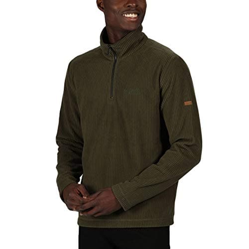 Image of Regatta Elgrid Fleece with Half Zip Fleece, Men, Dark Khaki, XXL