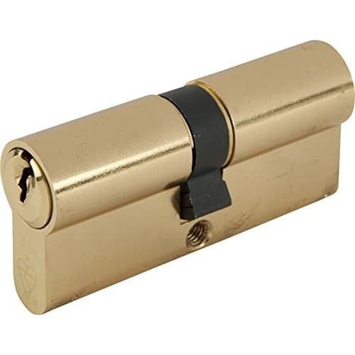Image of Yale PKM3535-PB- KM Superior 1 star Euro Cylinder lock - 35/35 (70mm) / 35:10:35 - Brass Finish- High Security