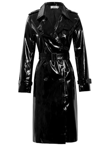 Image of SS7 Womens Maxi Trench Coat Vinyl