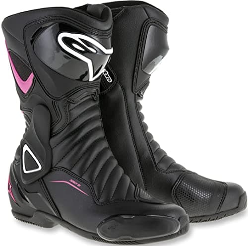 Image of Alpinestars Motorcycle boots Stella Smx-6 V2 Black Fuchsia White, Black/White/Fuchsia, 37
