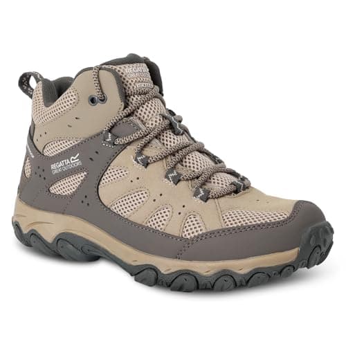 Image of Regatta Womens Edgepoint IV Mid Walking Ankle Boots Water Resistant Cushioned Hiking Footwear
