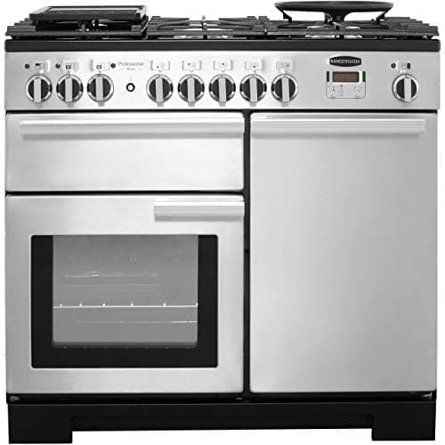 Image of Rangemaster Professional Deluxe PDL100DFFSS/C 100cm Dual Fuel Range Cooker - Stainless Steel