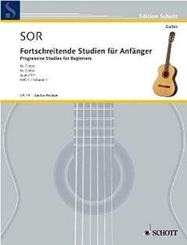 Image of 24 progressive Studies for Beginners: op. 31. guitar.: Numéro 1
