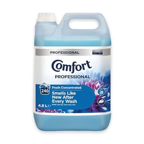 Image of Comfort Professional Fresh Concentrated Fabric Softener - 4.8L (240 Washes) | Long-Lasting Freshness for Your Laundry | Fabric Softener | Detergent