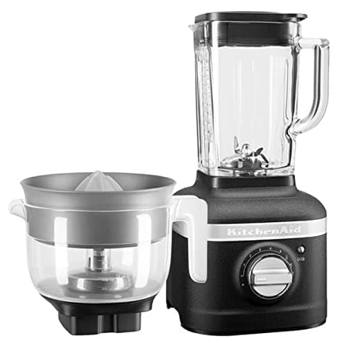 Image of KitchenAid Artisan Cast Iron Black K400 Blender with Citrus Press