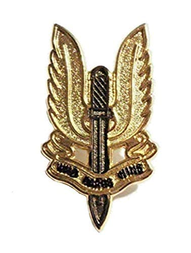 Image of Metal Enamel Pin Badge SAS Who Dares Wins Military Army Combat