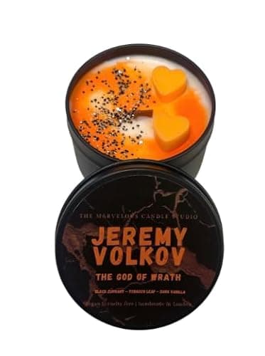 Image of Jeremy Volkov Candle | Legacy of Gods Series by Rina Kent | God of Wrath | Dark Romance Candles | BookTok Merch | Bookish Gift (4oz Candle)