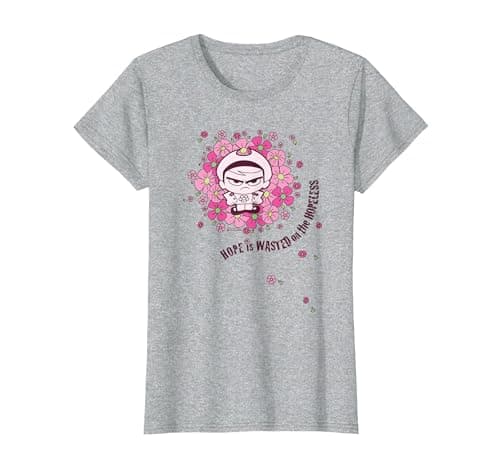 Image of The Grim Adventures of Billy & Mandy Hope is Wasted T-Shirt, Women, Heather Grey, X-Large