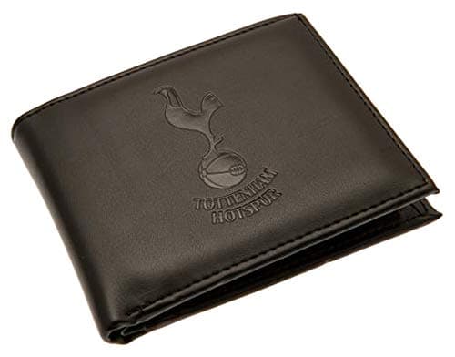 Image of Tottenham Hotspur Football Club Official Leather Wallet RFID Protection Team Crest Badge