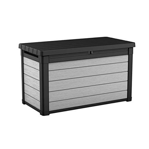 Image of Keter Denali Grey 380 Litre Resin Trunk 122.9 x 62.1 x 70.9 H cm