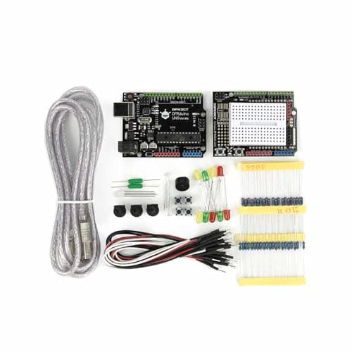 Image of DFRobot Beginner-Friendly Starter Kit for Arduino: Learn Electronics with Labeled Components (with Uno R3 Inside)
