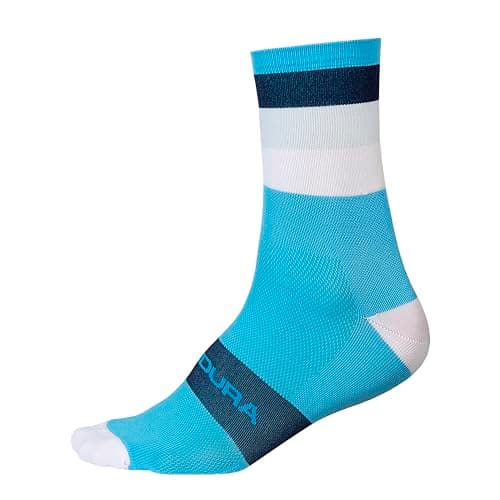 Image of Endura Men's Bandwidth Socks for Cycling | Moisture Wicking| Athletic Crew Socks Socks, Pomegranate, S-M