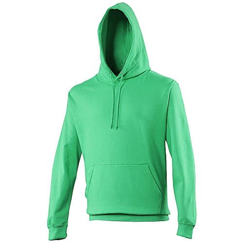 Image of AWDis Men's College Hoodie, Green (Kelly Green), Large