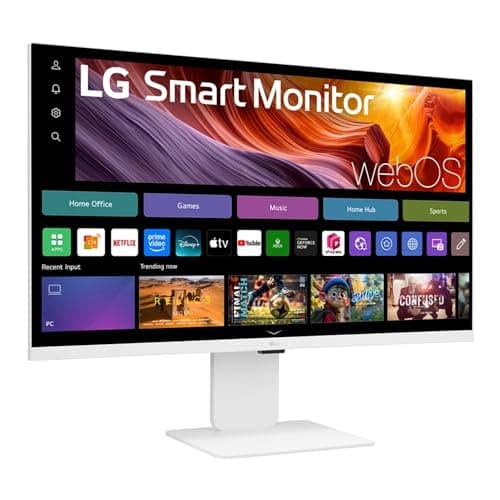 Image of LG Smart Monitor 32U850SA-W 32 Inch IPS Panel 4K FHD (3840 x 2160), 5ms GtG 60Hz, HDR 10, sRGB 95% (CIE1931), Tilting, Height Adjustable