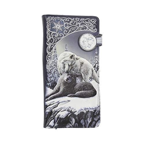 Image of Nemesis Now B4359M8 Snow Kisses Lisa Parker Embossed Purse 19cm Grey, PU, One Size