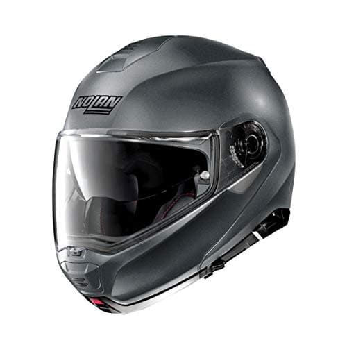 Image of NOLAN N100-5 CLASSIC N-COM FLAT VULCAN GREY HELMET M grey