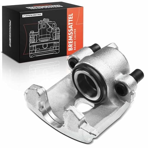 Image of Frankberg Brake Caliper Front Left with Bracket Hole spacing of the bracket 86mm(Center-to-center) Compatible with Polo Variant 6V5 Golf III 1H1 Ibiza II 6K1 Cordoba 6K1 6K2 1H0615123C
