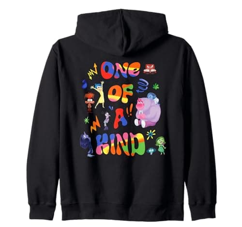 Image of Disney and Pixar’s Inside Out 2 Emotions One of a Kind Zip Hoodie