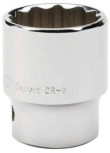 Image of Draper 76833 25mm 1/2-inch Square Drive Hi-Torq Bi-Hexagon Socket