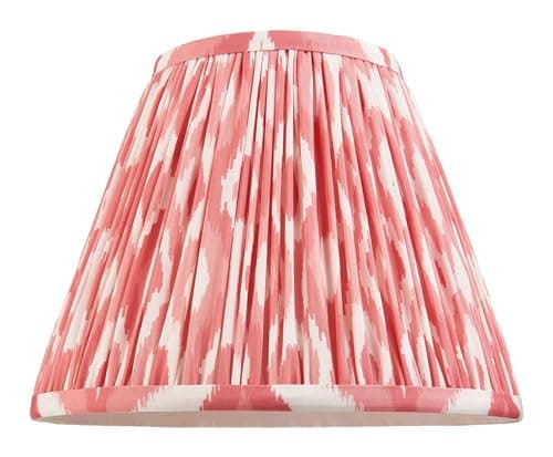 Image of Endon 111339 Ikat Light Shade, Pink, 250mm