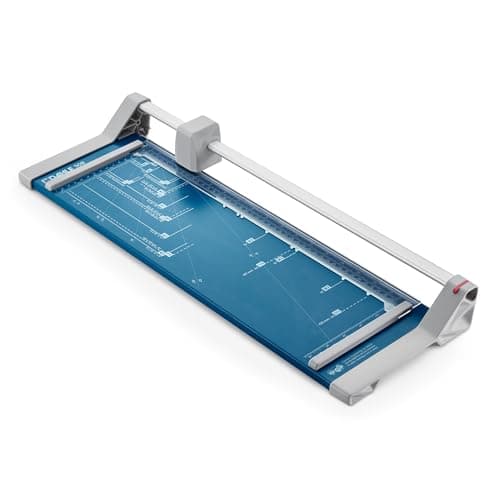 Image of Dahle 508 DIN A3 Self-Sharpening Paper Trimmer Guillotine with Safety Cutting Protection, Blue