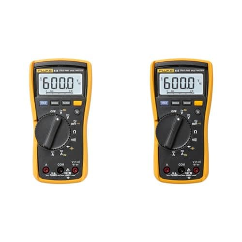 Image of Fluke Industrial 115 True Rms Multimeter (Pack of 2)