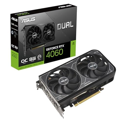 Image of ASUS Dual GeForce RTX™ 4060 V2 OC Edition (PCIe 4.0, 8GB GDDR6, DLSS 3, HDMI 2.1a, DisplayPort 1.4a, 2-Slot Design, Axial-tech Fan Design, 0dB Technology, and More)