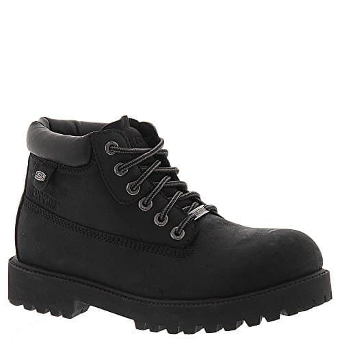 Image of Skechers Men's Sergeants Verdict Warm Lining Chelsea Boots, Black Waterproof Leather, 9 UK