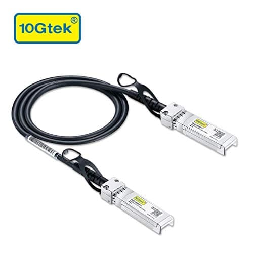 Image of 10Gtek 1.25G SFP DAC Twinax Cable 1-Meter(3.3ft), Passive, Compatible for Cisco SFP-1GBASE-CU1M, Ubiquiti UniFi, Netgear, D-Link, TP-LINK, Zyxel, QNAP NAS, Mikrotik and more