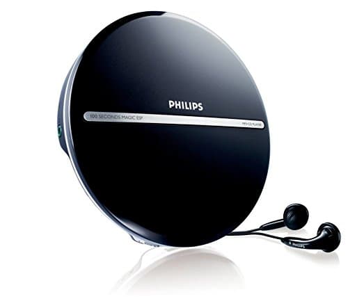 Image of Philips EXP2546 Portable MP3-CD Player - CD players (1-bit, 2 x 4 mW RMS, 20-20000 Hz, CD audio, LCD, Digital)