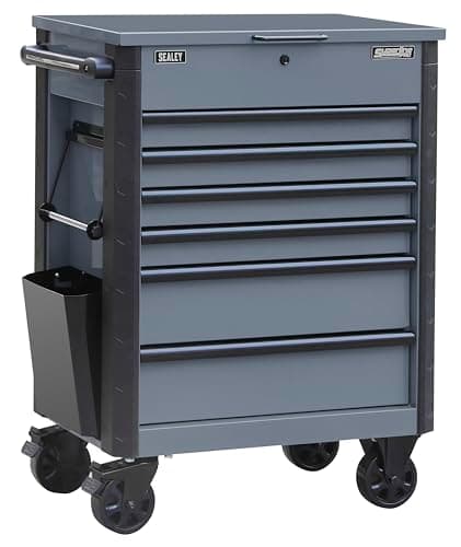 Image of Sealey Superline Pro® 6 Drawer Tool Cabinet with Ball Bearing Slides - Grey - AP266G