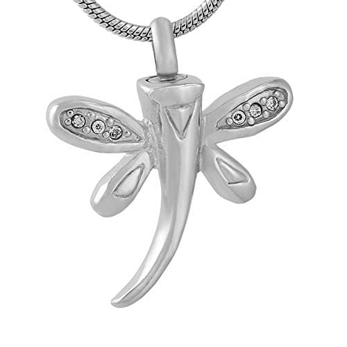 Image of TIANZXS Flying Butterfly Insect Cremation Pendant For Ashes Pet Memorial Jewelry Stainless Steel Mini Funeral Casket 2